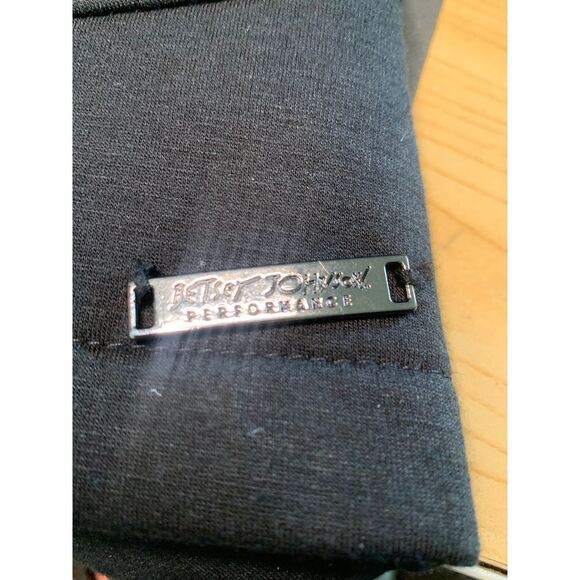 Betsey Johnson Performance ZipUp Vest‎ Black Mock Neck Women's Med—HTF Size EUC! - Picture 5 of 6